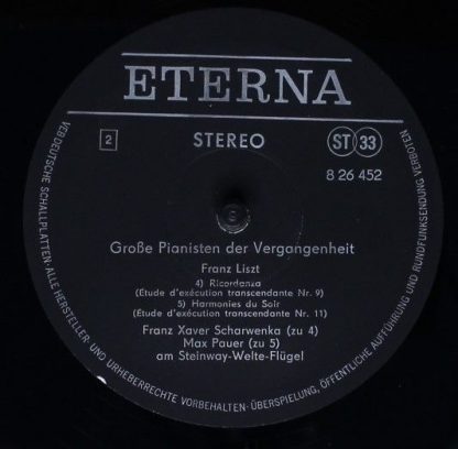 Eterna 8 26 452 - Pugno, Scharwenka, Carreño, Paderewski, Pauer - Image 4