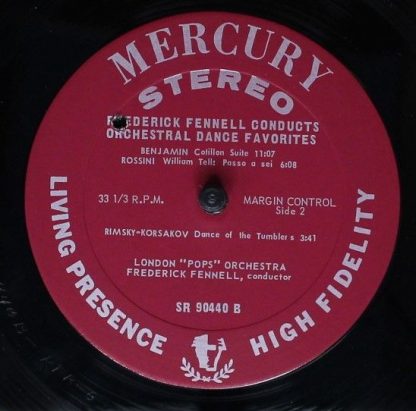Mercury SR 90440 - Carousel Waltz And Other Orchestral Dance Fav - Image 4