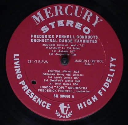 Mercury SR 90440 - Carousel Waltz And Other Orchestral Dance Fav - Image 3