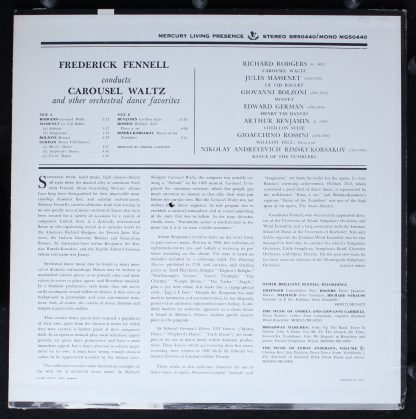 Mercury SR 90440 - Carousel Waltz And Other Orchestral Dance Fav - Image 2