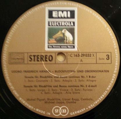 EMI C163-29031/2X - Georg Friedrich Händel - Blockflöten- Und Ob - Image 6