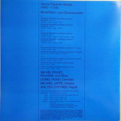 EMI C163-29031/2X - Georg Friedrich Händel - Blockflöten- Und Ob - Image 14
