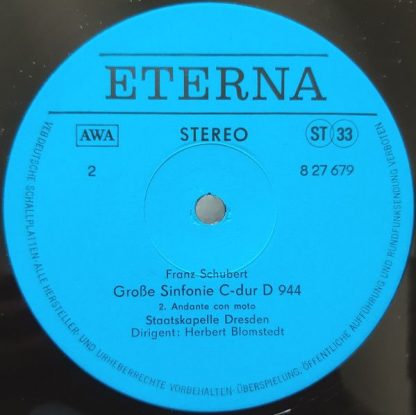 Eterna 8 27 679-680 - Sinfonie C-dur ›Die Große‹ / Sinfonie H-mo - Image 6