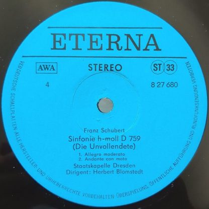 Eterna 8 27 679-680 - Sinfonie C-dur ›Die Große‹ / Sinfonie H-mo - Image 8
