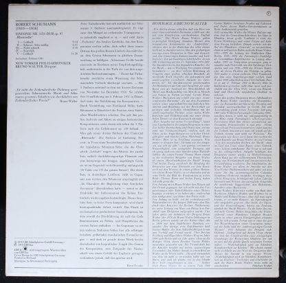CBS 61 730 - Sinfonie Nr. 3 Es-Dur Op. 97 "Rheinische" - Image 2