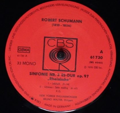 CBS 61 730 - Sinfonie Nr. 3 Es-Dur Op. 97 "Rheinische" - Image 3