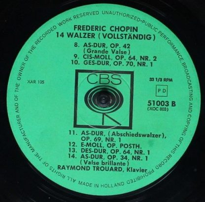 CBS 51003 (XOC 803) - 14 Walzer (Vollständig) - Image 4