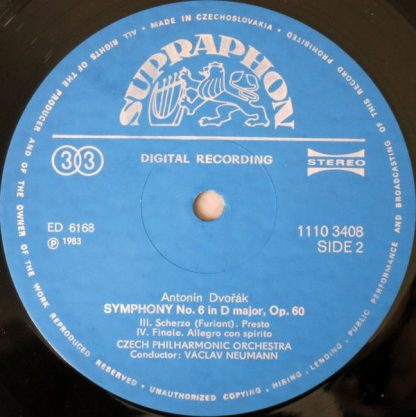 Supraphon 10 3408-1 031 - Sixth Symphony - Image 4
