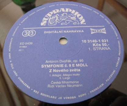 Supraphon 10 3140-1 031 - New World Symphony - Image 3
