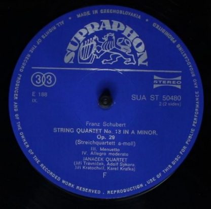 Supraphon SUA ST 50480 - String Quartets No. 13 In A Minor, Op. - Image 4