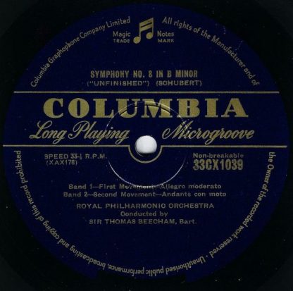Columbia 33CX1039 - Franz Schubert/ Ludwig van Beethoven, The Ro - Image 3