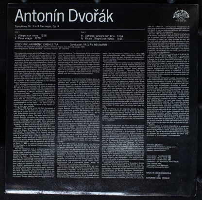 Supraphon 1110 3205 - Antonín Dvořák- The Czech Philharmonic Orc - Image 4