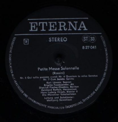 Eterna 8 27 041-042 - Petite Messe Solennelle - Für Vier Solosti - Image 6