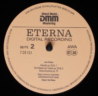 Eterna 7 29 151 - Violinkonzert D-moll, Op. 47, Finlandia, Karel - Image 4