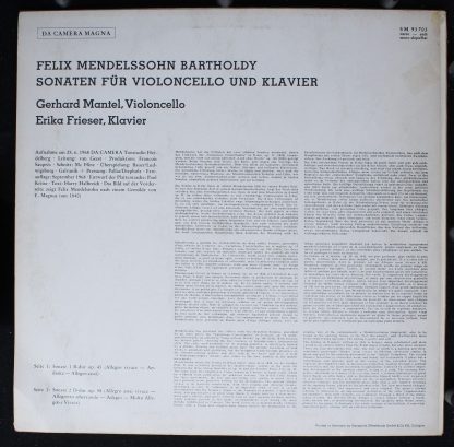 Da Camera Magna SM 93703 - Felix Mendelssohn-Bartholdy- Gerhard - Image 2