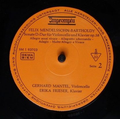 Da Camera Magna SM 93703 - Felix Mendelssohn-Bartholdy- Gerhard - Image 4