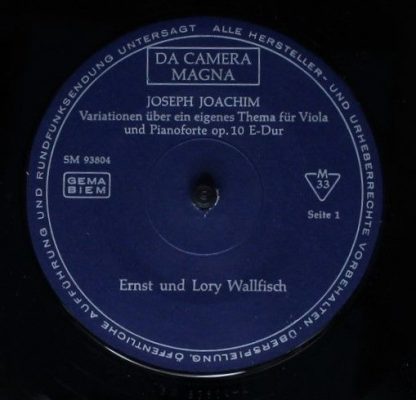 Da Camera Magna SM 93 804 - Joseph Joachim- Felix Mendelssohn-Ba - Image 3