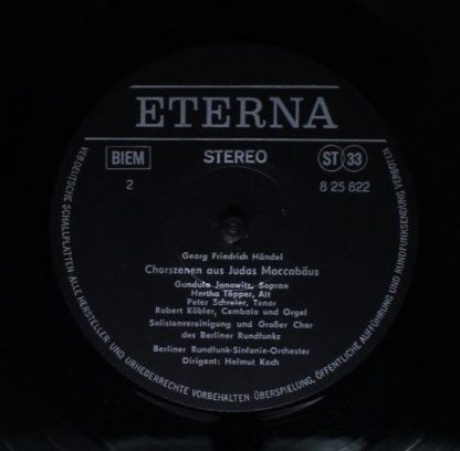 Eterna 8 20 822 - Chorszenen Aus Judas Maccabäus - Image 4