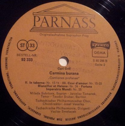 Parnass 92 332 - Trionfi (Trittico Teatrale) (Carmina Burana • C - Image 3