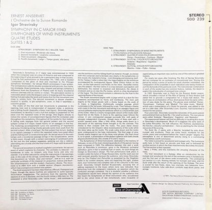 Ace Of Diamonds SDD 239 - Symphony In C Major / Symphonies Of Wi - Image 2