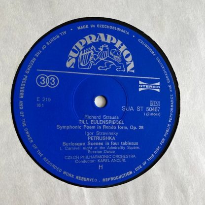 Supraphon SUA ST 50 467 - Till Eulenspiegel / Petrushka - Image 4