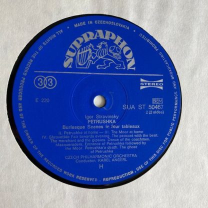Supraphon SUA ST 50 467 - Till Eulenspiegel / Petrushka - Image 5