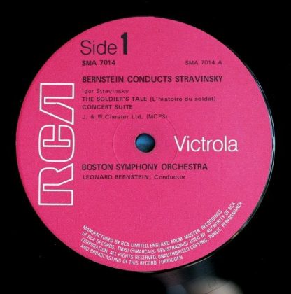 RCA SMA 7014 - The Soldier's Tale / Octet For Wind Instruments - Image 3