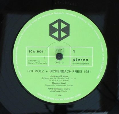 Schwann AMS Studio SCW 3004 - Schmolz + Bickenbach-Preis 1981 - - Image 3