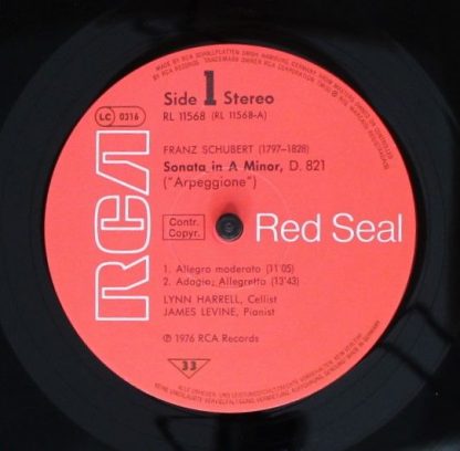 RCA Red Seal RL 11568 - "Arpeggione" Sonata, D. 821 / Sonata In - Image 3