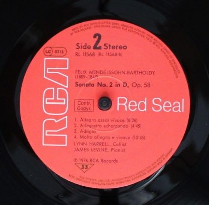 RCA Red Seal RL 11568 - "Arpeggione" Sonata, D. 821 / Sonata In - Image 4