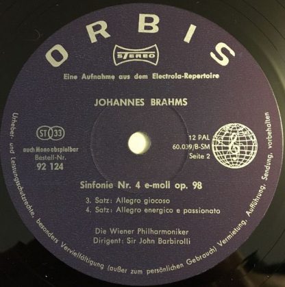 Orbis 92 124 - IV. Sinfonie E-moll - Image 3