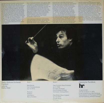 Hessischer Rundfunk 6 500 781 - Vier Orchesterstücke Op. 12 / Zw - Image 2