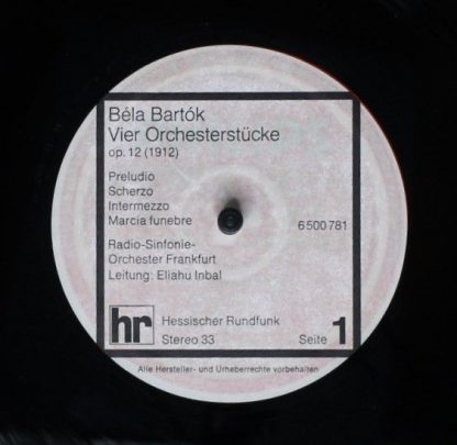 Hessischer Rundfunk 6 500 781 - Vier Orchesterstücke Op. 12 / Zw - Image 3
