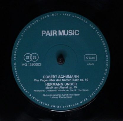 Pair Music AG 1280003 - Schumann - Unger - Reger - Image 3