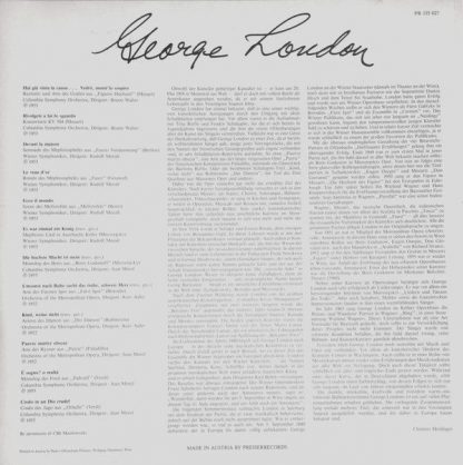 Preiser Records PR 135 027 - George London - Image 2