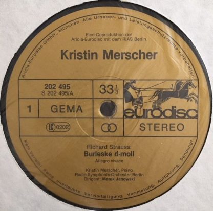 Eurodisc 202 495-366 - Strauss: Burleske / Mendelssohn: Rondo Br - Image 3
