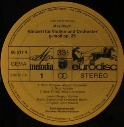 Eurodisc 66 517 4 - Die Meister Diskothek - Leonid Kogan - Image 3