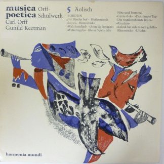 Harmonia Mundi 30 654 - Musica Poetica Teil 5 - Orff Schulwerk -