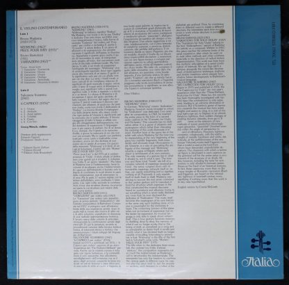 Italia ITL 70061 - Il Violino Contemporaneo - Image 2