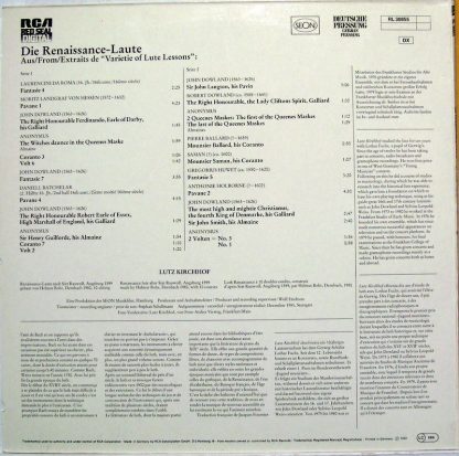 Seon RL 30855 - Varietie Of Lute Lessons: Die Renaissance-Laute - Image 2