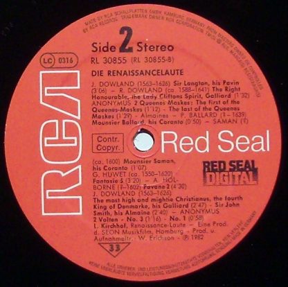 Seon RL 30855 - Varietie Of Lute Lessons: Die Renaissance-Laute - Image 3