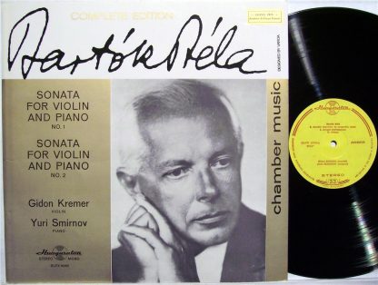 Hungaroton SLPX 11655 - Sonata For Violin And Piano No. 1 / Sona
