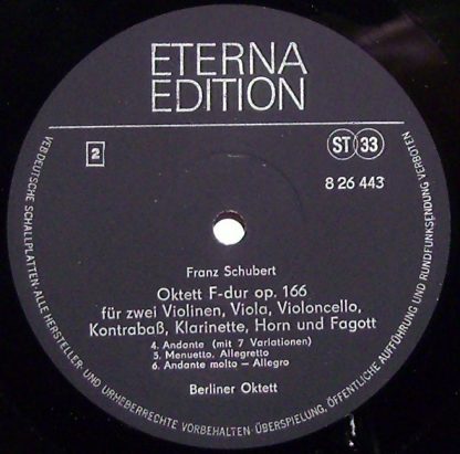 Eterna 8 26 443 - Oktett F-dur Op. 166 - Image 7