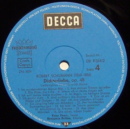 DECCA DK 11 514/1-2 - Winterreise / Dichterliebe - Image 3