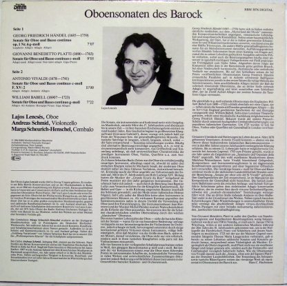 RBM Records 3076 - Oboensonaten Des Barock - Image 2