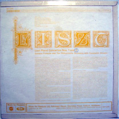 Music For Pleasure MFP 2095 - Piano Concertos Nos. 1 And 2 - Image 2
