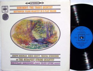 CBS SBRG 72134 - Schubert: The Trout Quintet / Beethoven: Piano