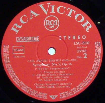 RCA Victor Red Seal LSC-2920 - Clarinet Concerto / Symphony No. - Image 3