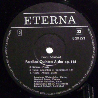 Eterna 8 20 221 - Forellen-Quintett A-Dur op. 114 - Image 3