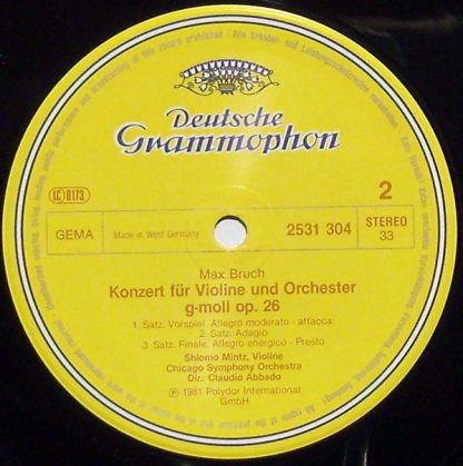 Deutsche Grammophon 2531 304 - Violinkonzerte • Violin Concertos - Image 3